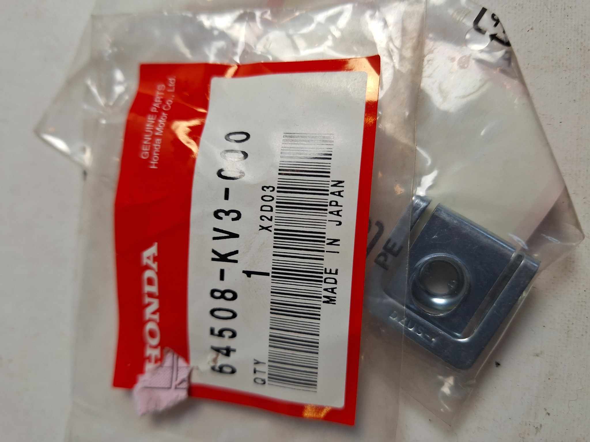 Picture of PLATE,SPRING   64508-KV3-000   NSR 250 RG-S